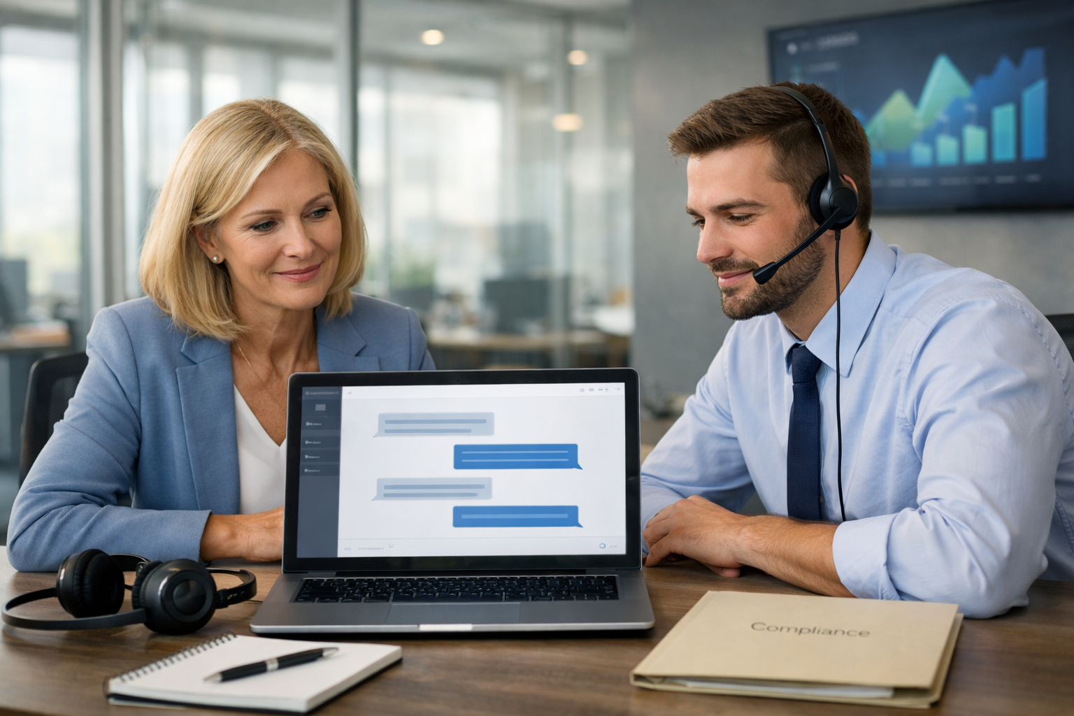 How financial services firms use live chat for compliance safe support