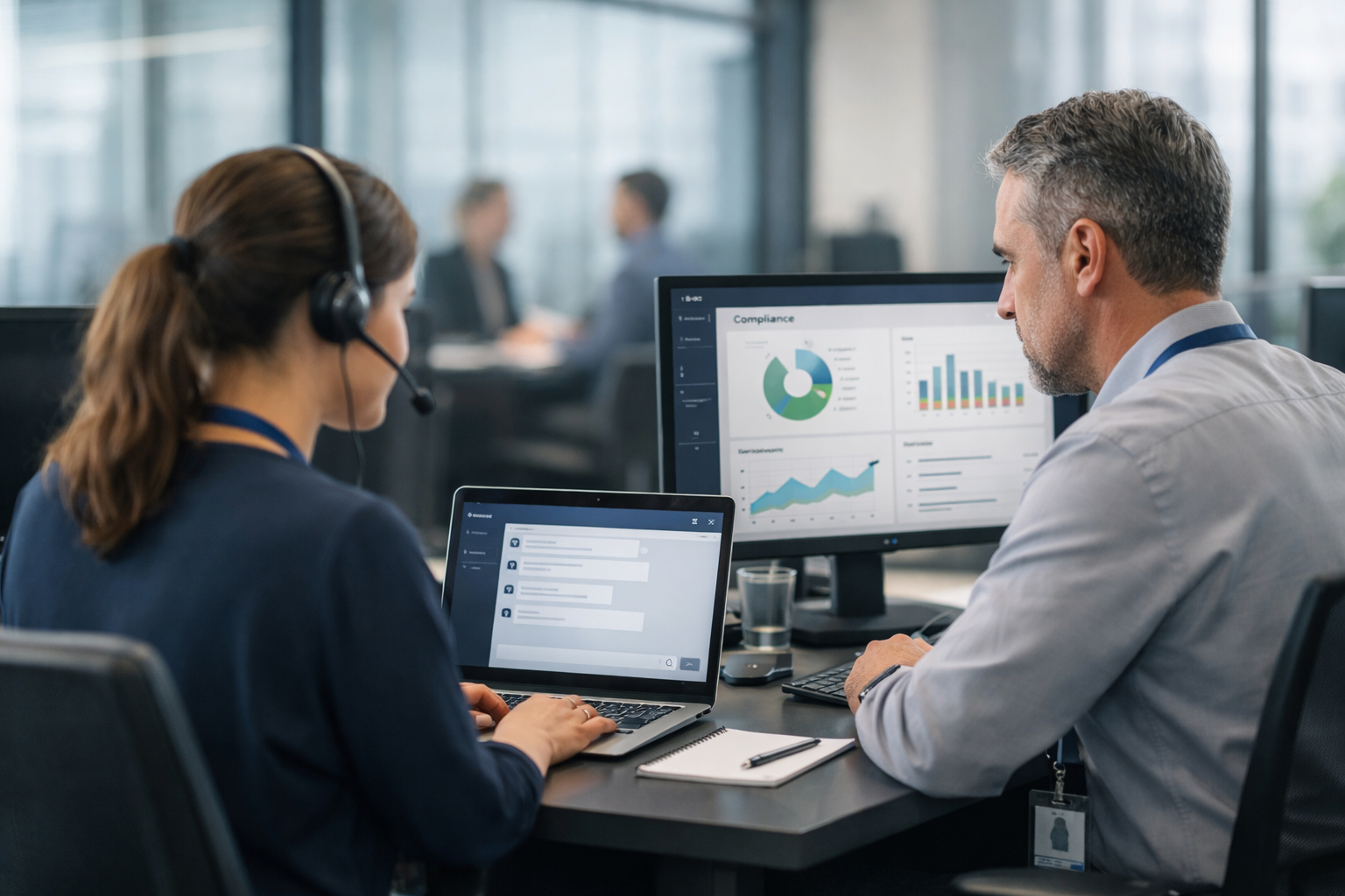 How financial services firms use live chat for compliance safe support