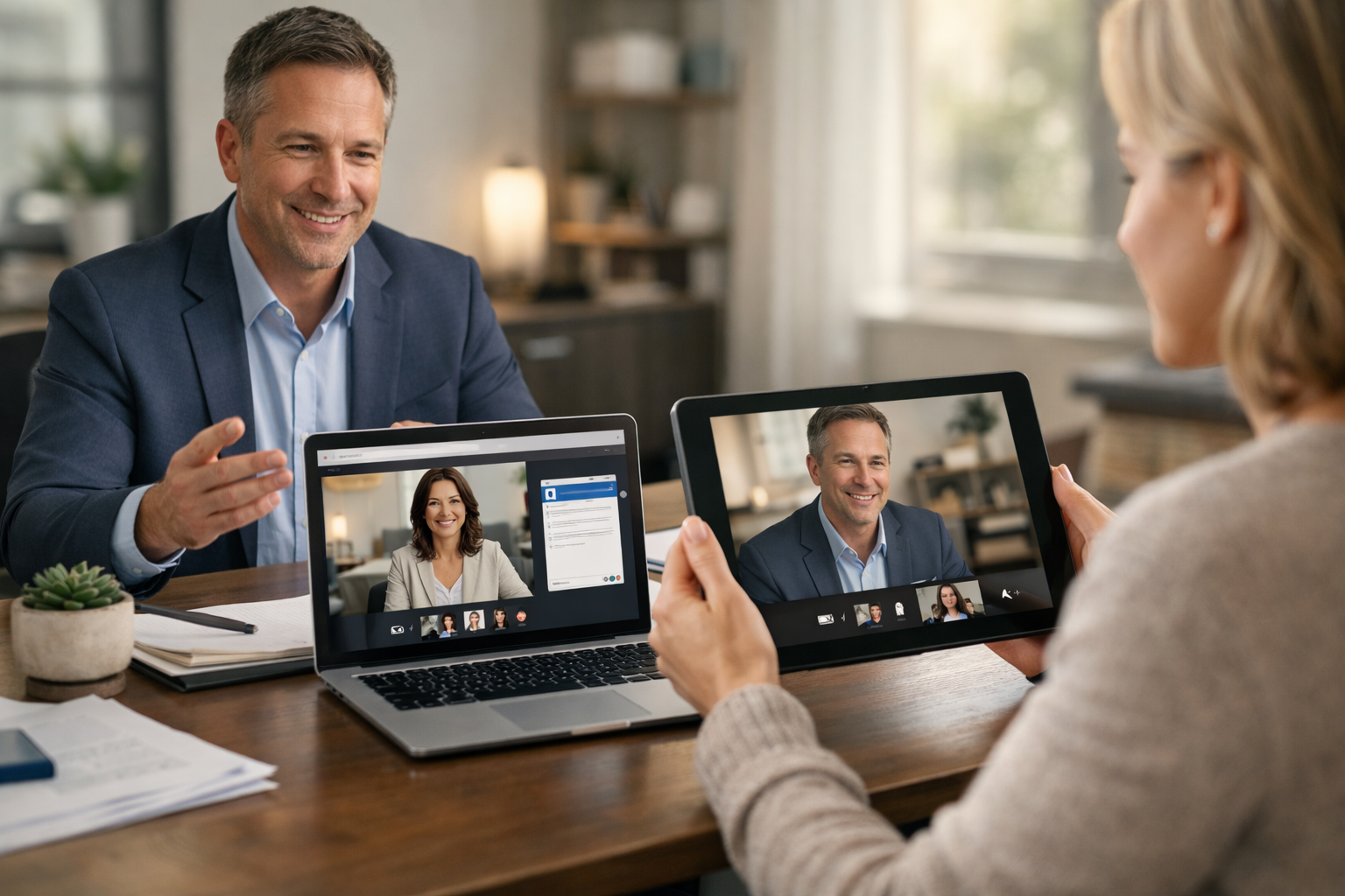 Video Consultation Feature for Professional Services Websites