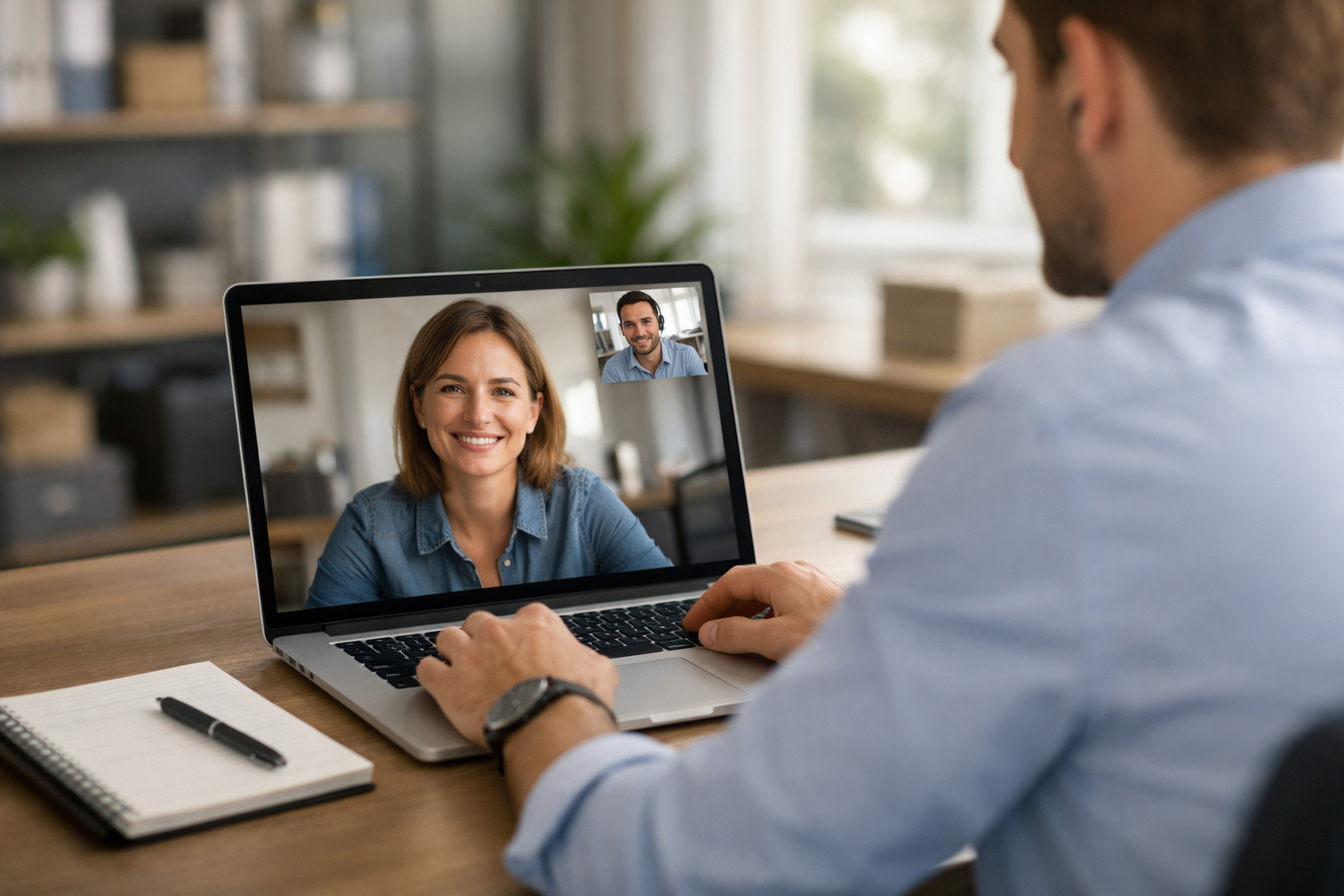 Video Consultation Feature for Professional Services Websites