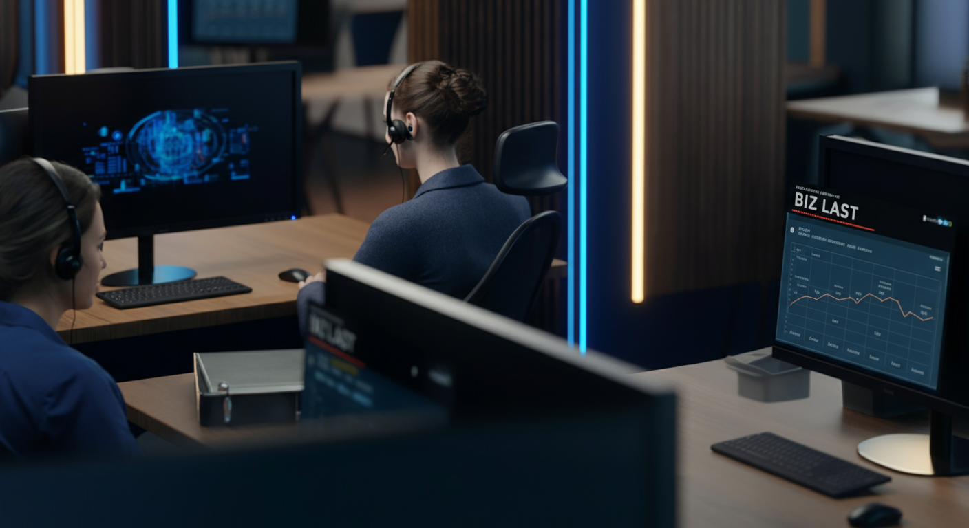 An empty office after 5 PM representing lost leads