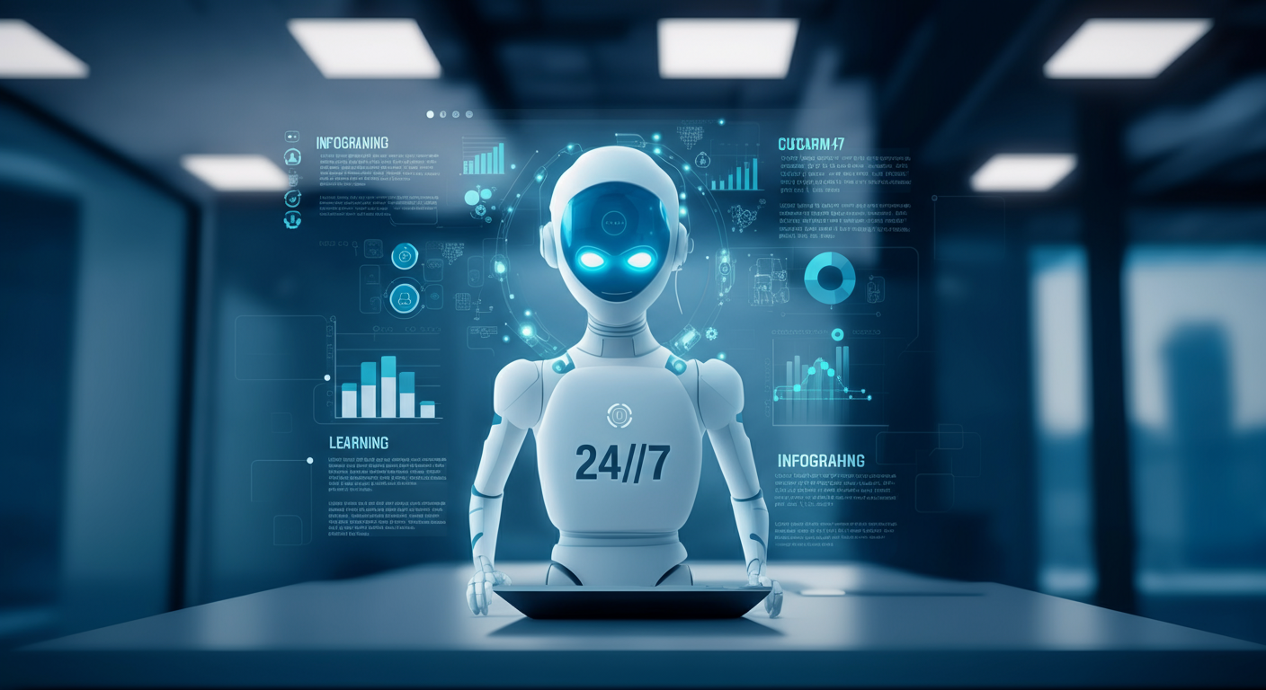 Business dashboard showing reduced support ticket costs
