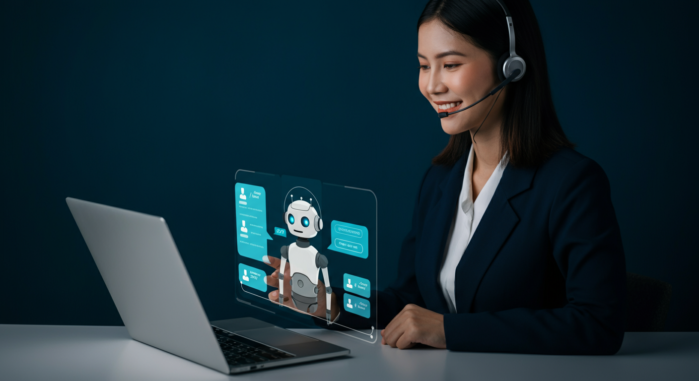 Small business owner providing enterprise-quality support