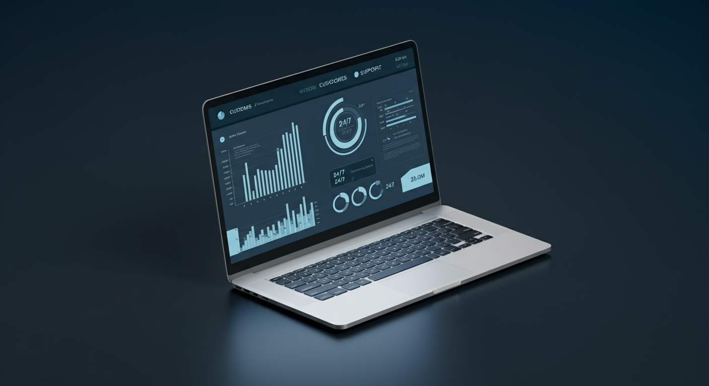 Analytics dashboard showing website engagement metrics